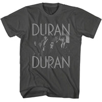 Thumbnail for DURAN DURAN-DURAN DURAN 7 AND TRT PHOTO MONOTONE-SMOKE ADULT S/S TSHIRT