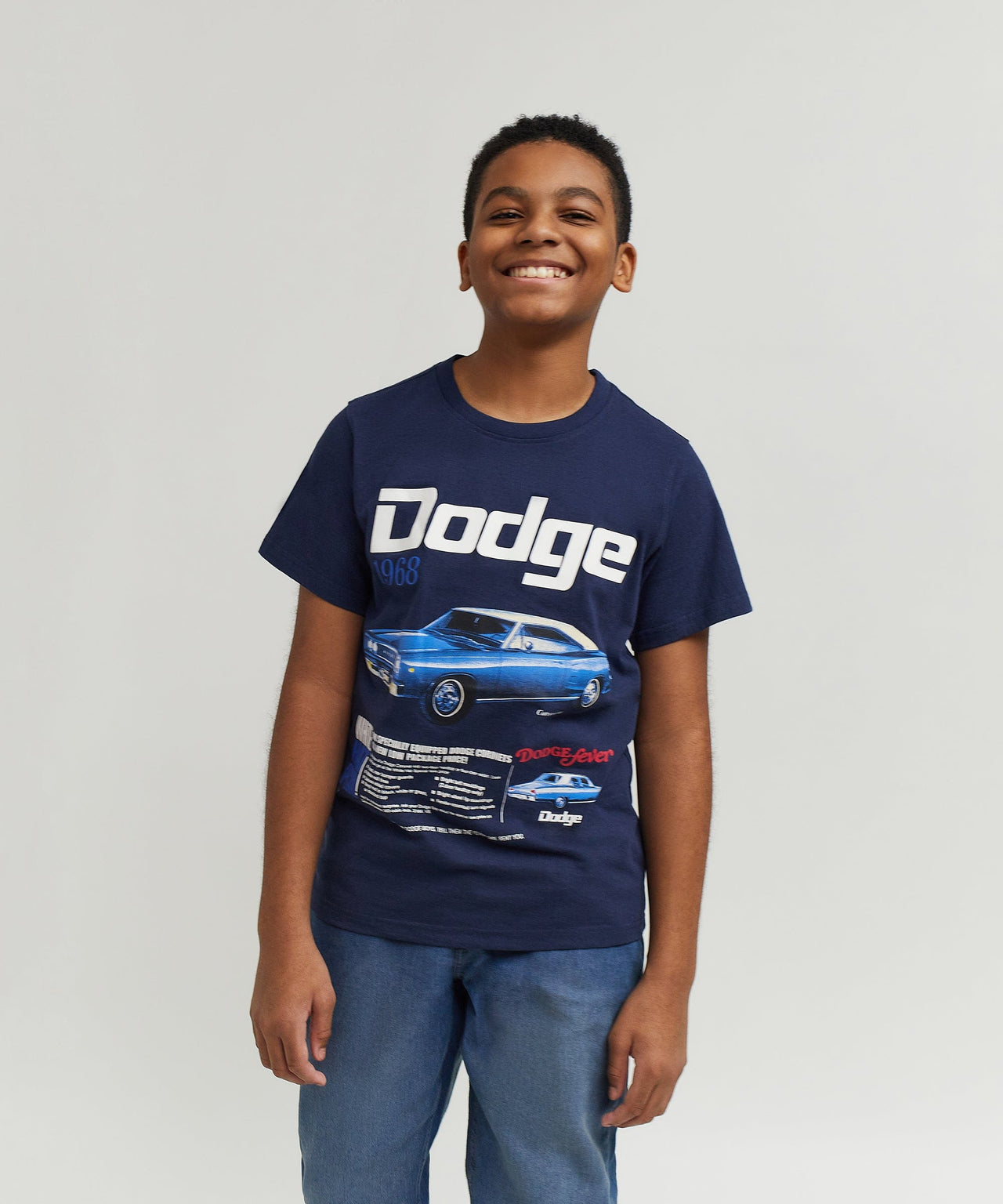 Dodge White Hat Special Kid's Graphic Short Sleeve T-Shirt