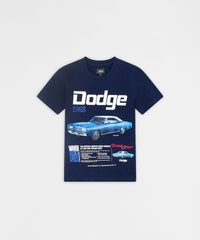 Thumbnail for Dodge White Hat Special Kid's Graphic Short Sleeve T-Shirt