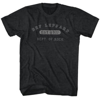 Thumbnail for DEF LEPPARD-DEPT OF ROCK-BLACK HEATHER ADULT S/S TSHIRT