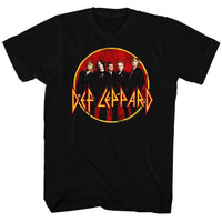 Thumbnail for DEF LEPPARD-GROUPSHOT-BLACK ADULT S/S TSHIRT