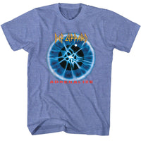 Thumbnail for DEF LEPPARD-ADRENALIZE ALBUM-LIGHT BLUE HEATHER ADULT S/S TSHIRT