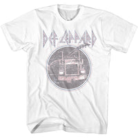 Thumbnail for DEF LEPPARD-PINKTRUCKBLUE-WHITE ADULT S/S TSHIRT