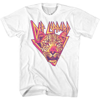 Thumbnail for DEF LEPPARD-LEPPARD LEOPARD-WHITE ADULT S/S TSHIRT