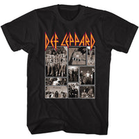 Thumbnail for DEF LEPPARD-DEF COLLAGE-BLACK ADULT S/S TSHIRT