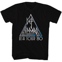 Thumbnail for DEF LEPPARD-USA-BLACK ADULT S/S TSHIRT