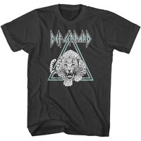 Thumbnail for DEF LEPPARD-DEF LEPPARD DOUBLE TRIANGLE-SMOKE ADULT S/S TSHIRT
