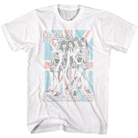 Thumbnail for DEF LEPPARD-DEF LEPPARD PYROMANIA FLAG-WHITE ADULT S/S TSHIRT