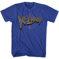 Thumbnail for DEF LEPPARD-DEF LEPPARD LOGO AND CROSSHAIRS-ROYAL ADULT S/S TSHIRT