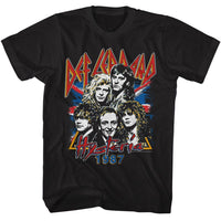 Thumbnail for DEF LEPPARD-DEF LEPPARD HYSTERIA 1987-BLACK ADULT S/S TSHIRT
