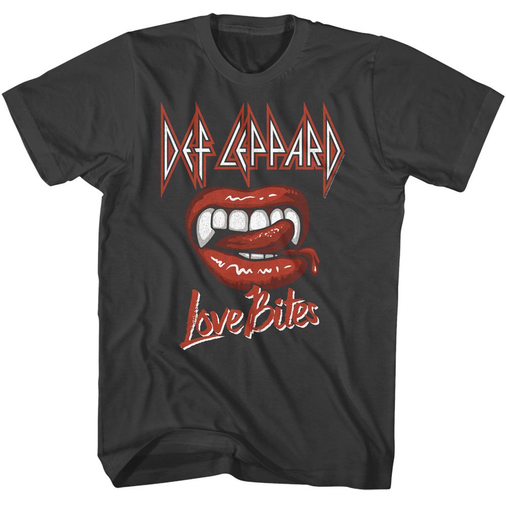 DEF LEPPARD-DEF LEPPARD LOVE IS BITING-SMOKE ADULT S/S TSHIRT