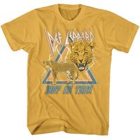 Thumbnail for DEF LEPPARD-DEF LEPPARD 1987 LIGHTNING AND LEOPARDS-GINGER ADULT S/S TSHIRT
