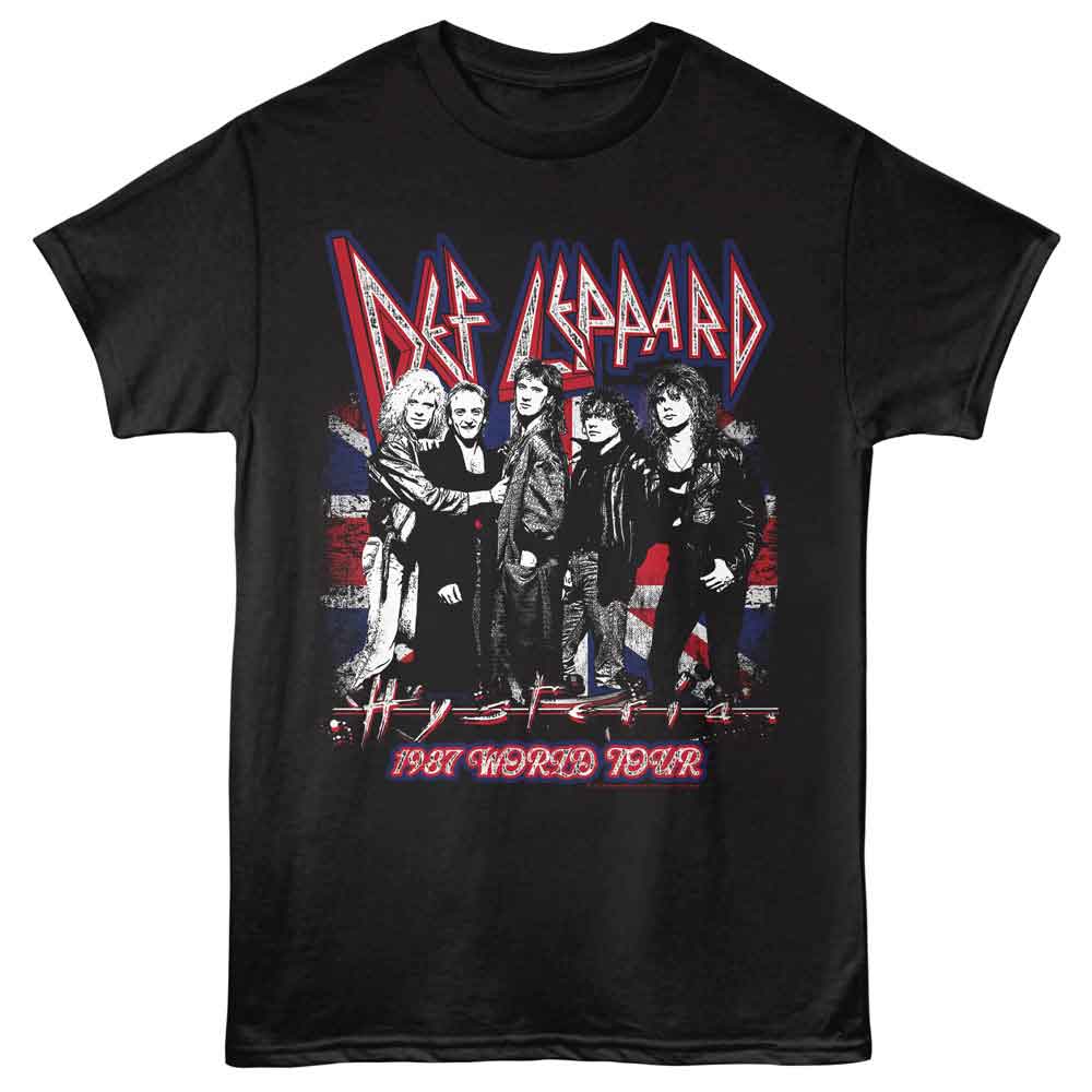 Def Leppard - Hysteria Flag T-Shirt