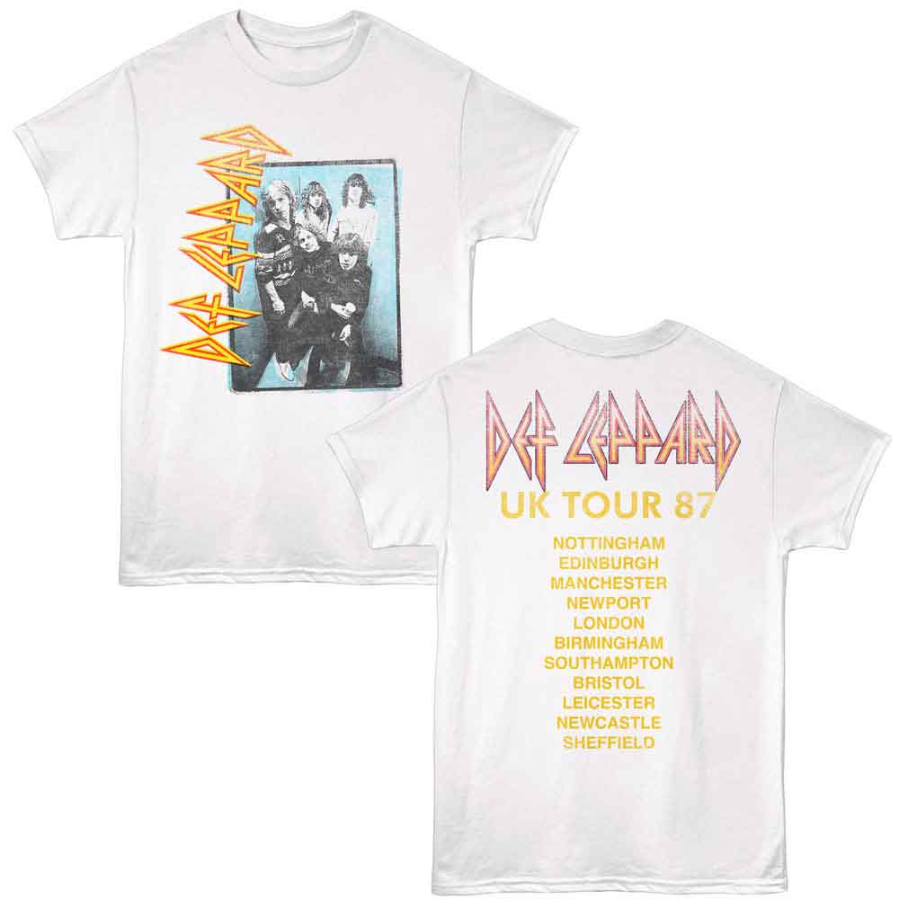 Def Leppard - Uk Tour 87 T-Shirt