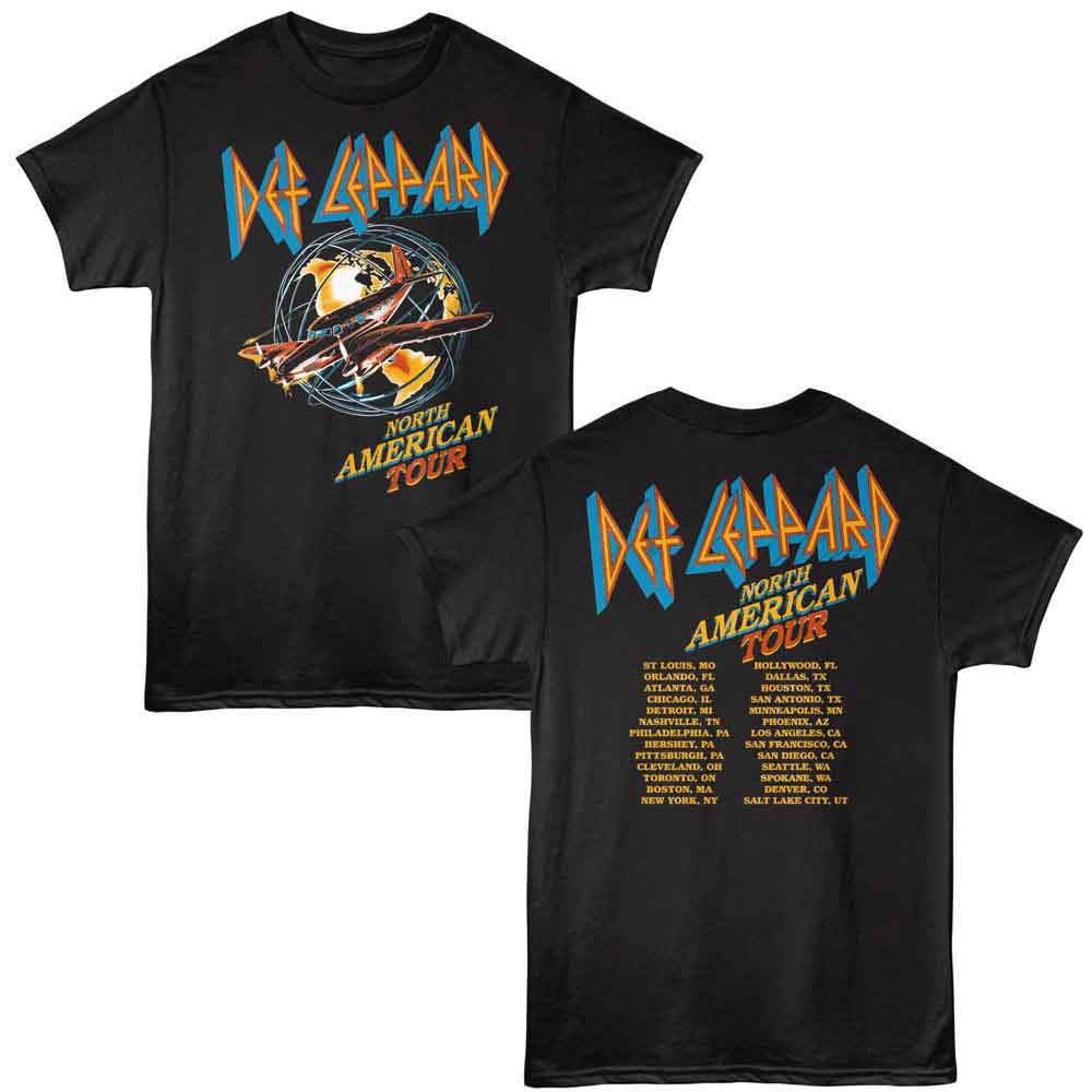 Def Leppard - Na Tour Plane T-Shirt
