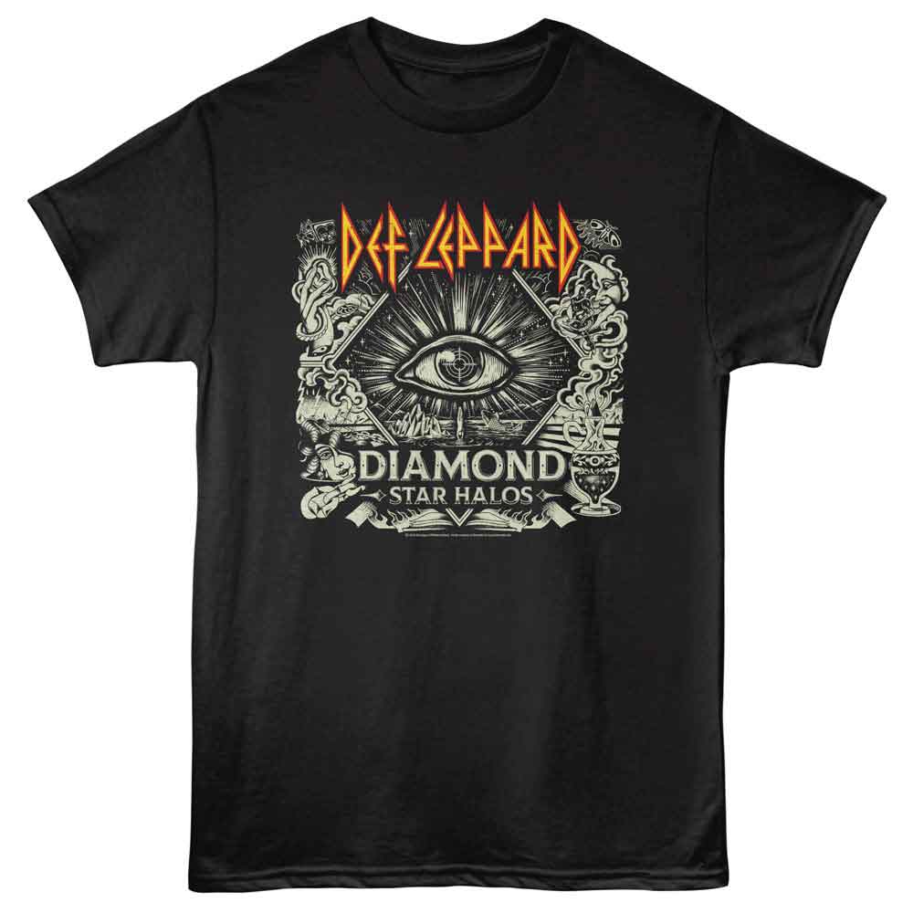 Def Leppard - Diamond Star Halos T-Shirt