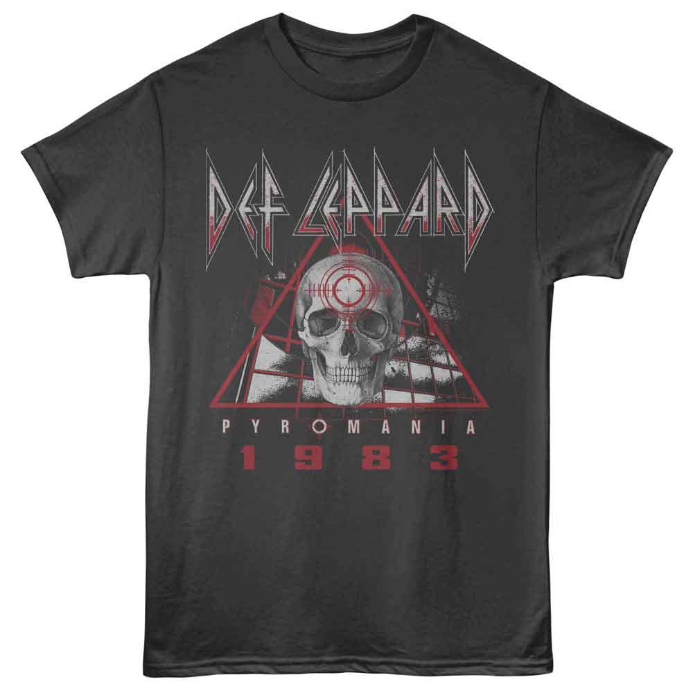 Def Leppard - Pyro Skull T-Shirt