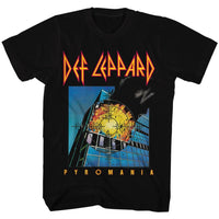 Thumbnail for DEF LEPPARD-PYROMANIA-BLACK ADULT S/S TSHIRT