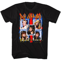 Thumbnail for DEF LEPPARD-UGLY HYSTERIA-BLACK ADULT S/S TSHIRT