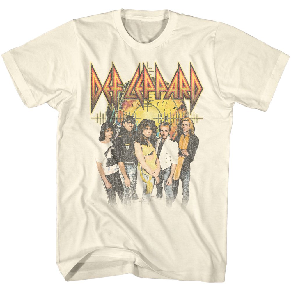 DEF LEPPARD-SPLOSION MEN-NATURAL ADULT S/S TSHIRT