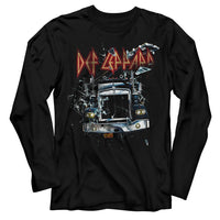 Thumbnail for DEF LEPPARD-ONTHROUGHTTHEGLASS-BLACK ADULT L/S TSHIRT
