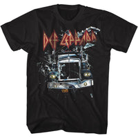 Thumbnail for DEF LEPPARD-ONTHROUGHTHEGLASS-BLACK ADULT S/S TSHIRT
