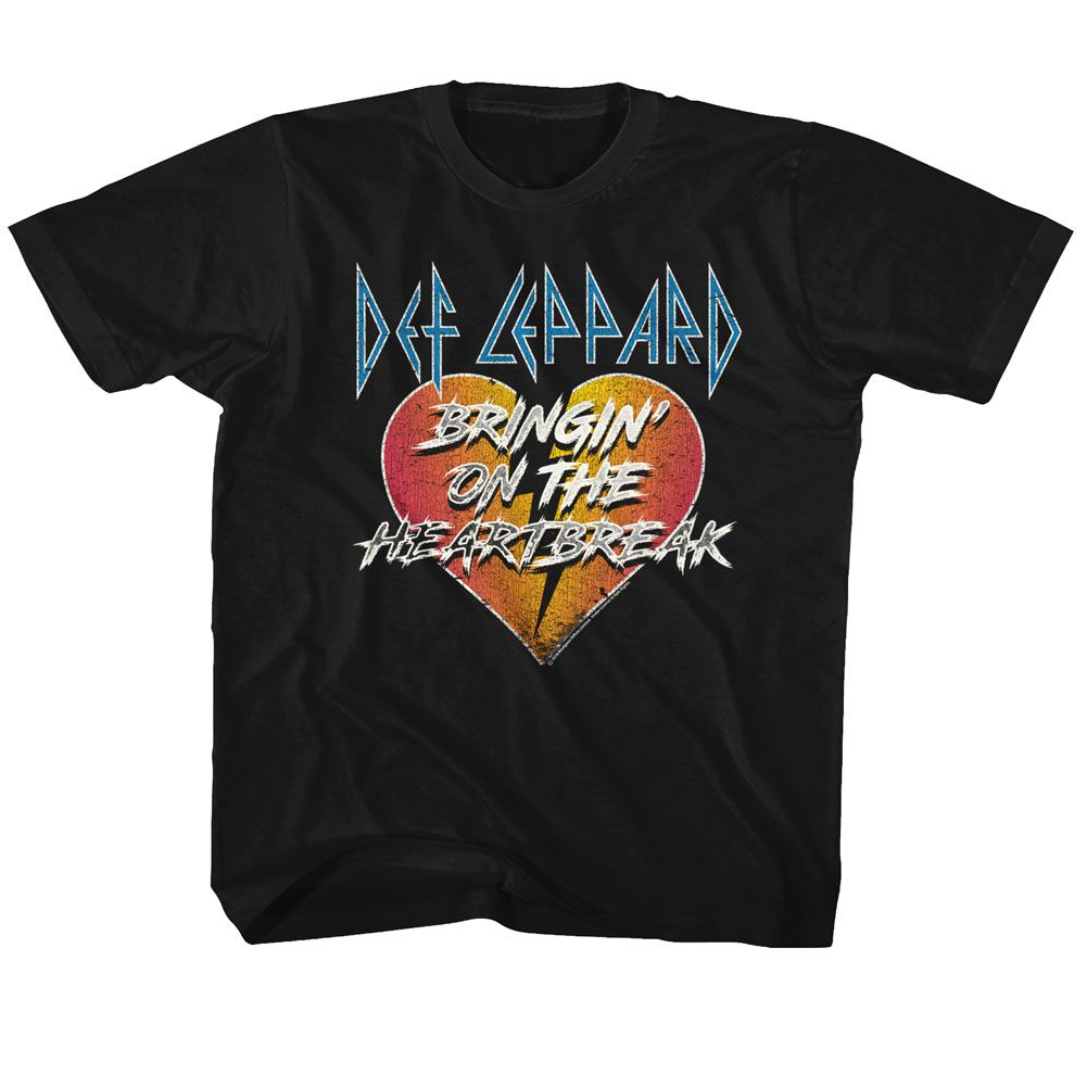 DEF LEPPARD-BRINGIN-BLACK YOUTH S/S TSHIRT