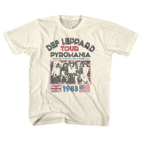 Thumbnail for DEF LEPPARD-PYRO TOUR-NATURAL YOUTH S/S TSHIRT