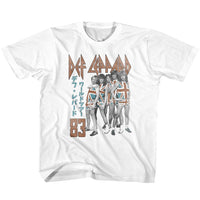 Thumbnail for DEF LEPPARD-DEFLEP83-WHITE YOUTH S/S TSHIRT