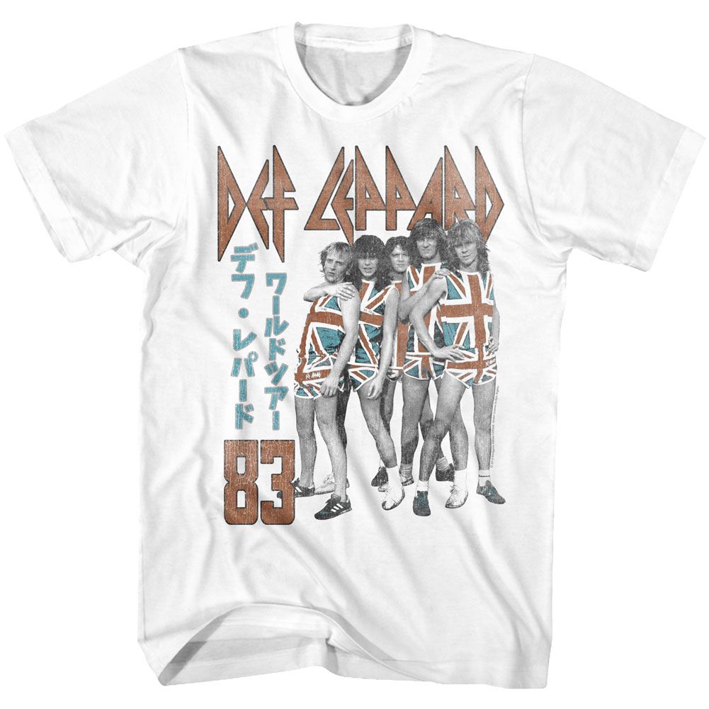 DEF LEPPARD-DEFLEP83-WHITE ADULT S/S TSHIRT