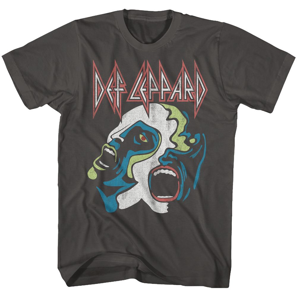 DEF LEPPARD-HYSTERIA-SMOKE ADULT S/S TSHIRT
