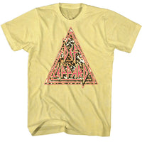 Thumbnail for DEF LEPPARD-LEPPARDPRINT-YELLOW HEATHER ADULT S/S TSHIRT