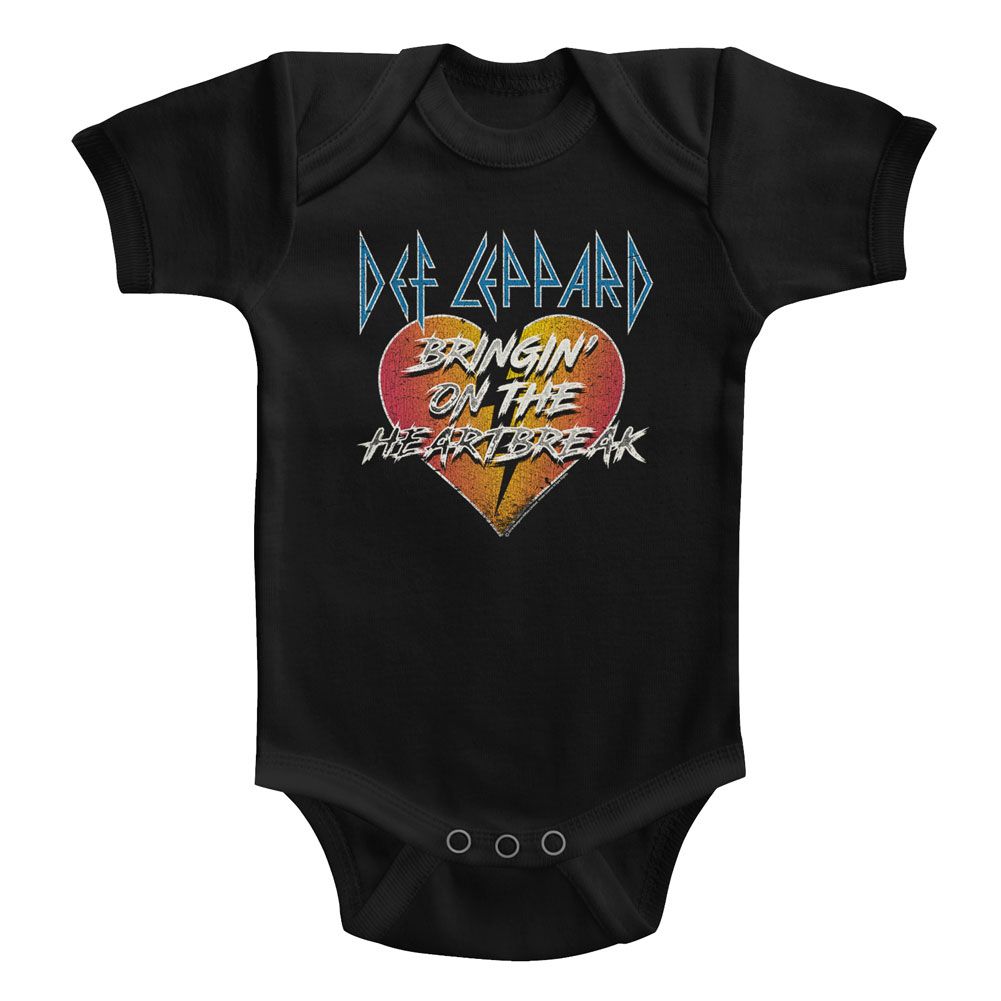 DEF LEPPARD-BRINGIN-BLACK INFANT S/S BODYSUIT