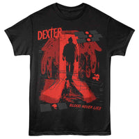 Thumbnail for DEXTER-DEXTER BLOOD NEVER LIES-BLACK ADULT S/S TSHIRT