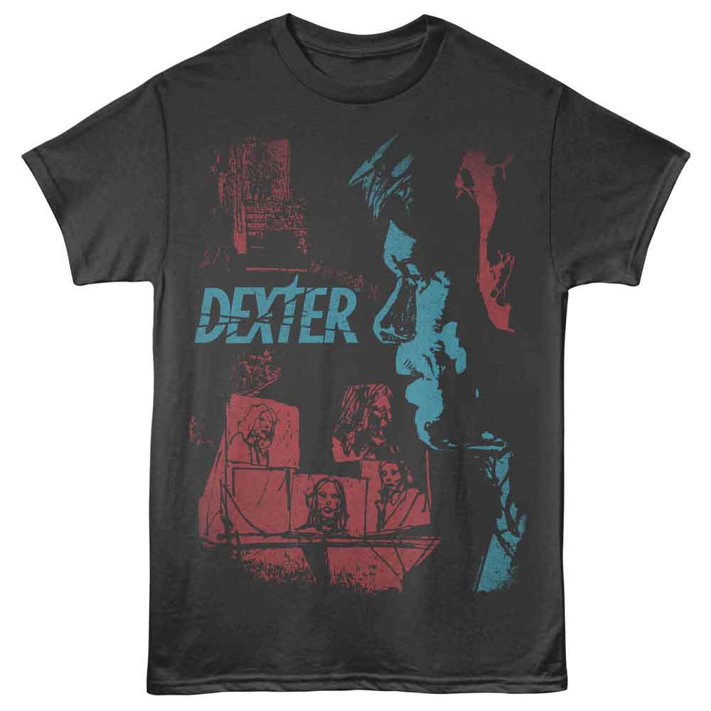DEXTER-DEXTER PROFILE-SMOKE ADULT S/S TSHIRT