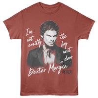 Thumbnail for DEXTER-DEXTER NOT EXACTLY-TERRACOTTA ADULT S/S TSHIRT