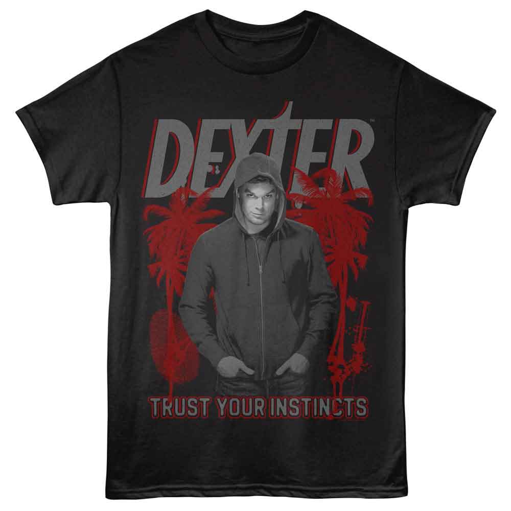 DEXTER-DEXTER INSTINCTS-BLACK ADULT S/S TSHIRT