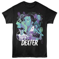 Thumbnail for DEXTER-DEXTER NEON COLLAGE-BLACK ADULT S/S TSHIRT