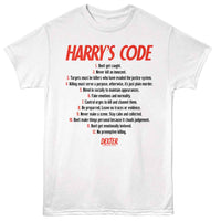 Thumbnail for DEXTER-DEXTER HARRYS CODE-WHITE ADULT S/S TSHIRT