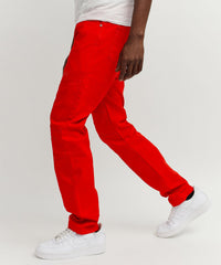 Thumbnail for Adamson Denim Jeans - Red