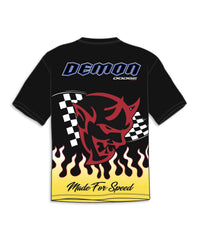 Thumbnail for Dodge Demon Racing T-Shirt - Black 1