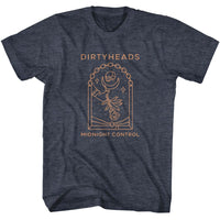 Thumbnail for DIRTY HEADS-DIRTY HEADS MIDNIGHT CONTROL-NAVY HEATHER ADULT S/S TSHIRT