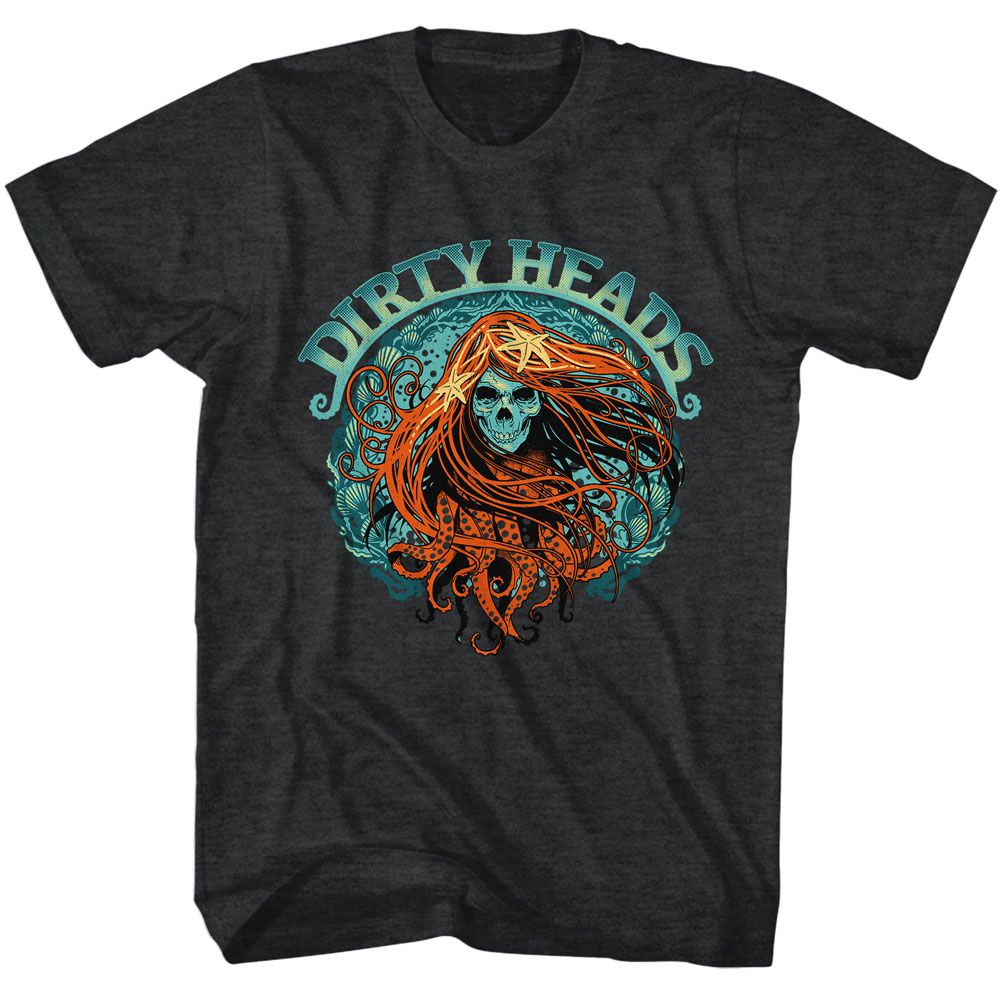 DIRTY HEADS-DIRTY HEADS PHANTOMS REIMAGINED-BLACK HEATHER ADULT S/S TSHIRT