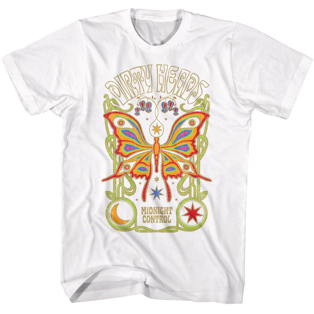 DIRTY HEADS-DIRTY HEADS BUTTERFLY-WHITE ADULT S/S TSHIRT
