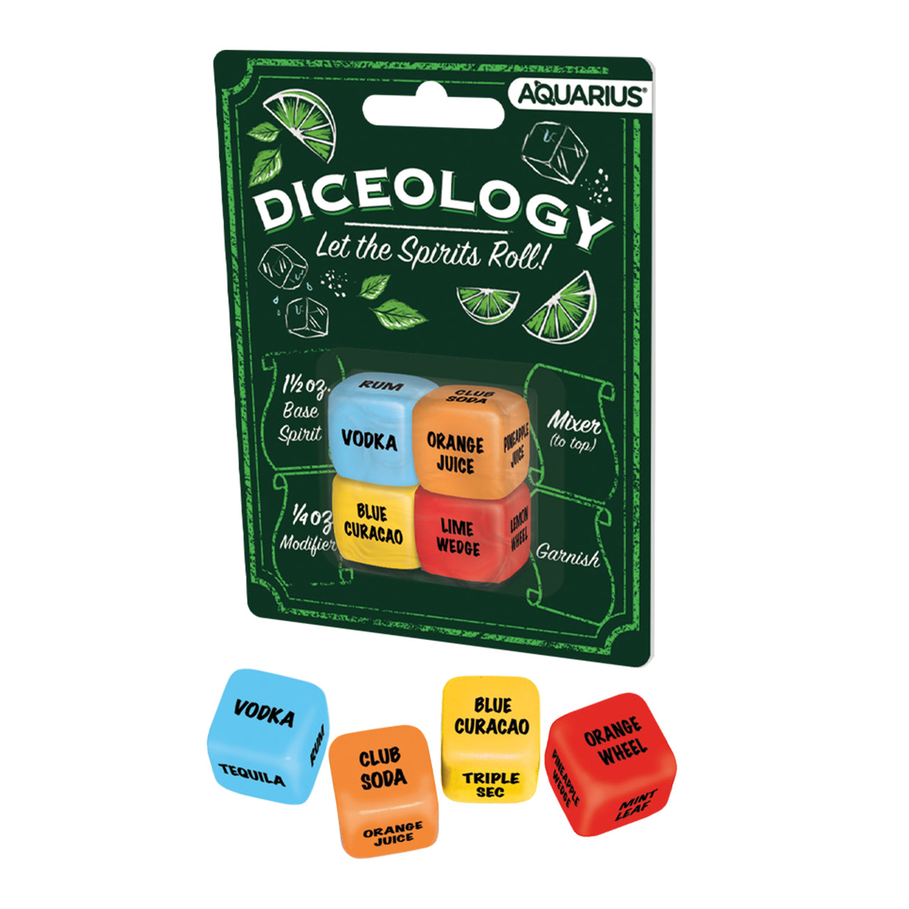 Diceology - Dice Rolling Game (4 Dice) – 6 PC PPK