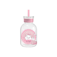 Thumbnail for Disney Aristocats French Marie Love  15oz Glass Milk Bottle w Straw – 12 pc ppk ($7.00 each)