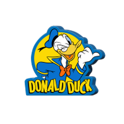 Donald Duck Wink  Large Die Cut MDF Box Wall Sign – 16 pc ppk ($5.50 each)