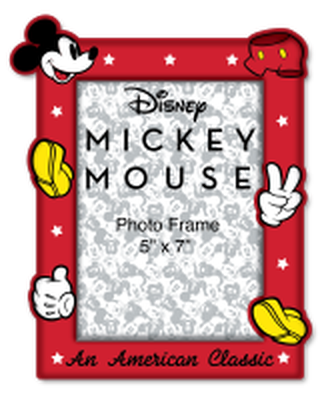 Disney Mickey Mouse An American Classic Boxed  4" x 6" Resin Photo Frame – 12 pc ppk ($9.75 each)