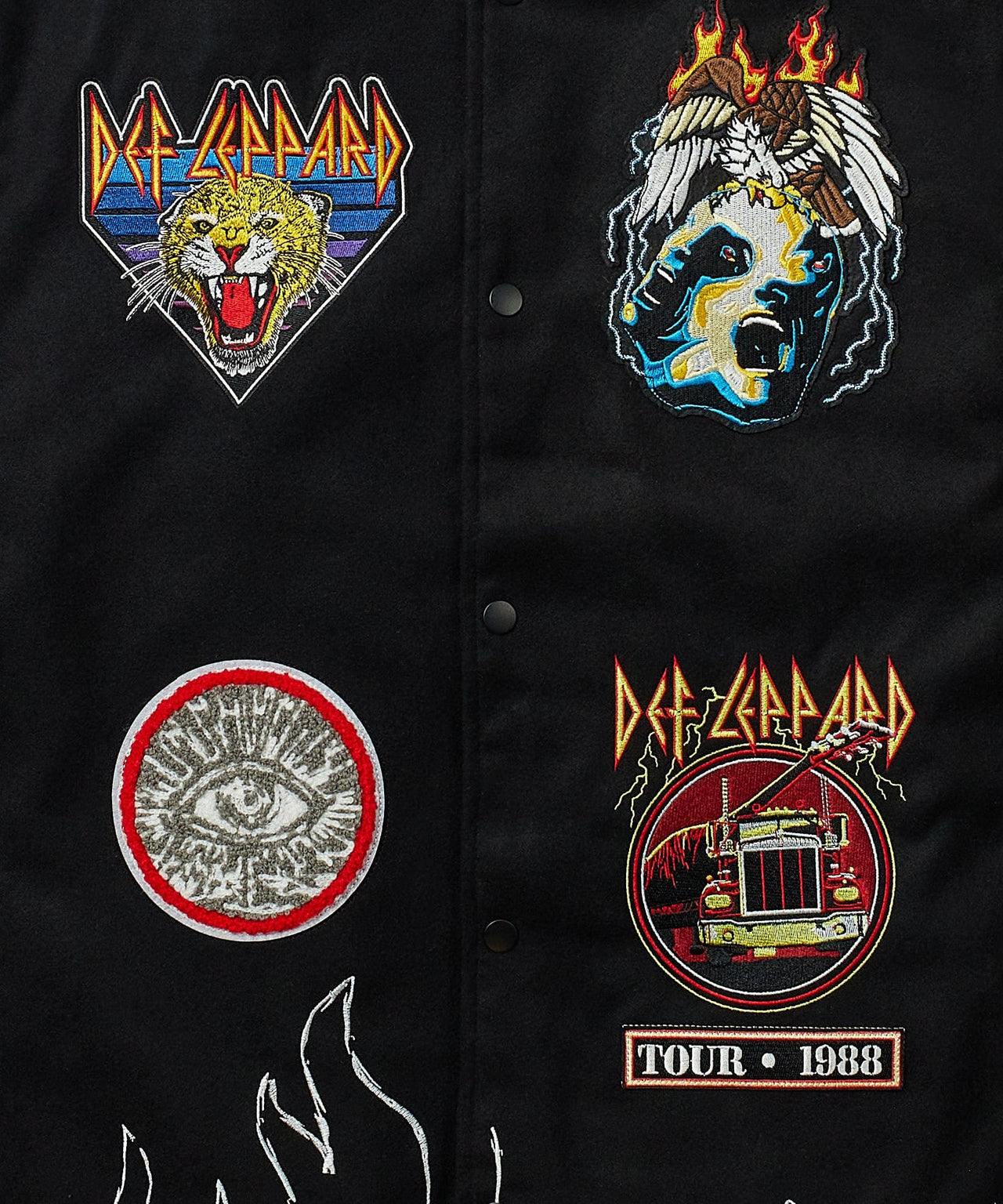 Def Leppard Hysteria Tour Varsity Jacket