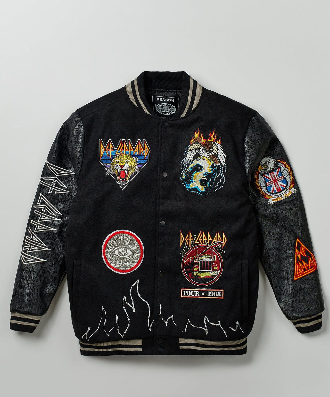 Def Leppard Hysteria Tour Varsity Jacket